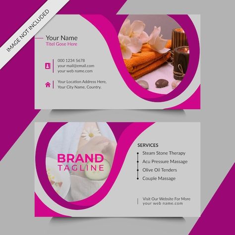 Beauty and spa salon business card templ... | Premium Vector #Freepik #vector #natural-beauty #beauty-salon #fashion-beauty #beauty-care Beauty Salon Business Cards Design, Fashion Business Card Design, Spa Business Cards Design, Personal Trainer Business Card, Spa Business Cards, Salon Business Card, Beauty Salon Business Cards, Beauty Business Cards, Salon Business Cards