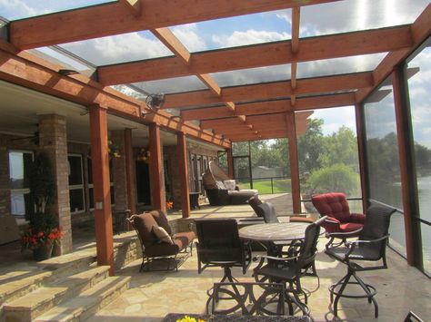 Screened Pergola - Oklahoma City - by Screenmobile of OKC | Houzz Screened In Pergola, Screened Pergola, Screened Patios, Enclosed Deck, Screened Room, Screened Deck, Pergola Screens, Diy Patio Ideas, Screened Patio