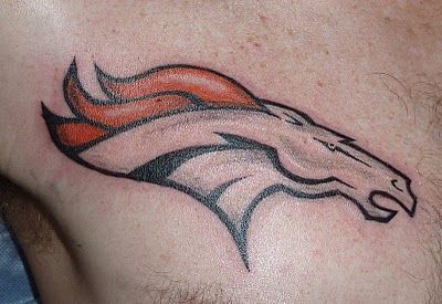 Just a thought..hehe Broncos Tattoo, Denver Broncos Tattoo, Piercing Men, Austin Tattoo, Bronco Horse, Tattoos Pictures, Denver Broncos Logo, Broncos Logo, Go Broncos