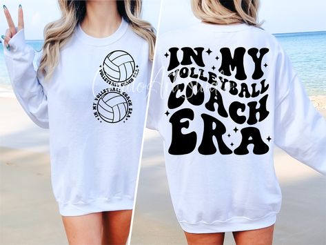 In My Baseball Mom Era, Football Coach Wife, Basketball Mom Svg, Footballers Wives, Coaches Wife, Softball Mom Svg, Softball Svg, Coach Shirts, Coaching Volleyball