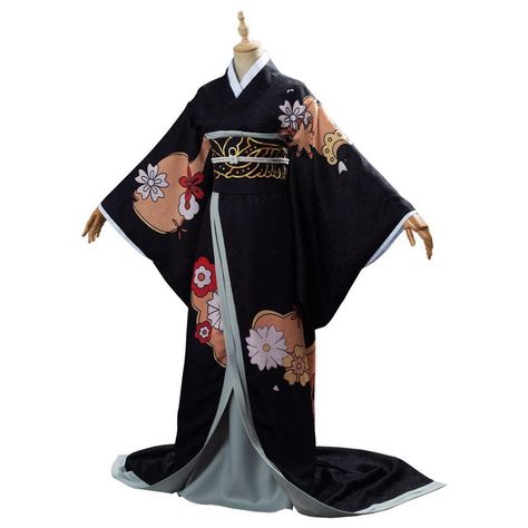 Kibutsuji Muzan Costume Demon Slayer Kimetsu No Yaiba Female Form Outfit Cosplay Costume Muzan Cosplay, Kimono Female, Kimono Suit, Uniform Clothes, Kibutsuji Muzan, Cosplay Store, Muzan Kibutsuji, Kimono Coat, Anime Cosplay Costumes