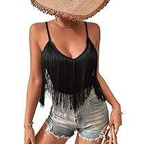 Country Music Outfits, Western Cowgirl Outfits, Cowgirl Fringe, Rodeo Dress, Country Concert Outfits, Rave Shirts, Fringe Tank Top, Country Concert Outfit, Concert Outfits