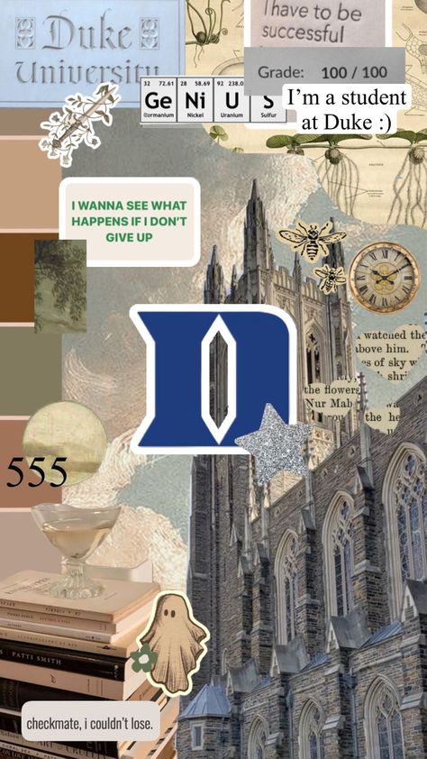 I’m a student at Duke University (just got accepted!!!) Gothic Romance Aesthetic, Duke College, University Inspiration, Law School Inspiration, University Dorms, College Aesthetic, Dream College, University Studying, Duke Blue Devils