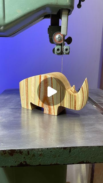 Pierre-Luc Gauthier on Instagram: "🦏 Just few days to download your Rhino free plan on www.brikologik.com 🫵🪵🦏 do it on #bandsaw #scrollsaw or #carving do it and share the result 🤩  #brikologik #bricolage #travaildubois #woodworking #bandsawproject #scrollsawproject #carvingproject  Music Credit= @adinfinitumofficial  Song= Animals." Wood Animals Diy, Ladder Shelf Decor, Bandsaw Projects, Carved Wooden Animals, Wooden Toy Cars, Wood Toys Plans, Dremel Wood Carving, Wood Animal, Easy Wood