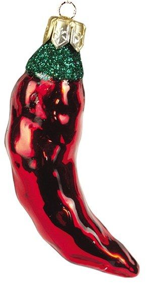 Nordstrom at Home 'Chili Pepper' Handblown Glass Ornament Chili Peppers Decor, Arizona Christmas, Handblown Glass Ornaments, Polish Christmas, Mexican Christmas, Blown Glass Christmas Ornaments, Food Ornaments, Chili Peppers, Chili Pepper