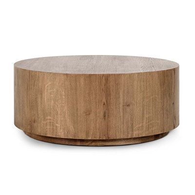 Round Drum Coffee Table, Lodge Lighting, Classic Home Furniture, Drum Coffee Table, Round Wood Coffee Table, Home Coffee Tables, Oak Coffee Table, Rustic Lodge, Modern Furniture Living Room