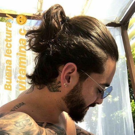 Boys Ponytail, Man Bun Hairstyles, Medium Length Hairstyles, Download Hair, Mens Hairstyles Thick Hair, Men's Long Hairstyles, Cute Outfits With Jeans, Men Haircut Styles, Corte De Cabelo Masculino