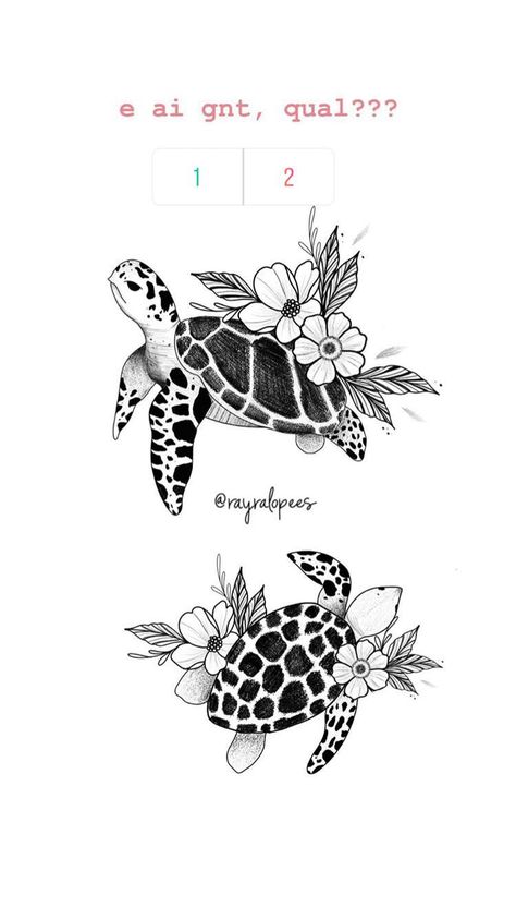 Drawings Of Turtles, Hawaiian Tattoo Meanings, Hur Man Ritar Blommor, Hawaiian Tattoos, Turtle Tattoos, Hawaii Tattoos, Sea Turtle Tattoo, Turtle Tattoo Designs, Turtle Drawing