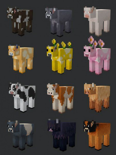 Minecraft Realistic Texture Pack, Minecraft Cow, Minecraft Realistic, Minecraft Nature, Minecraft Barn, Types Of Cows, Big Cow, Skins Aesthetic, Minecraft Texture Pack