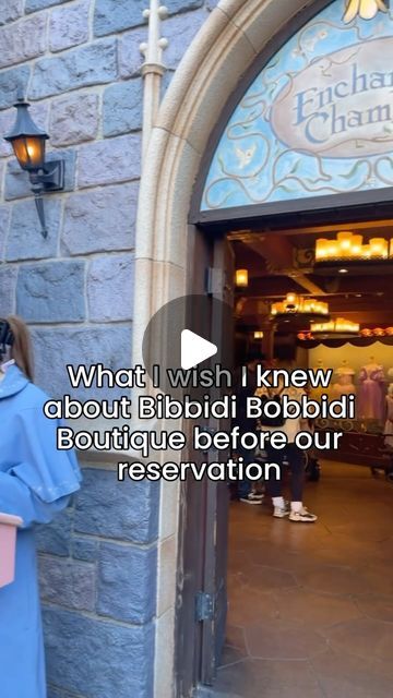 Devy Sanchez on Instagram: "Things I wish I knew before booking Bibbidi Bobbidi Boutique (Disneyland Edition):

✨The hairstyle lasted 2 days on my daughter so we could have booked it a day earlier and had it done sooner

✨Check in is not in the actual boutique, it’s at a pink podium in front of the Enchanted Chamber

✨When you check in your child’s name goes on a list and there is a little bit of a wait (not very long maybe 10 minutes), if your child struggles with waiting bring something to occupy them 

✨After you check in, they’ll call you in to select a package and pick out a dress, then you pay. 

✨The Fairy Godmother will call you child’s name and walk you through the back to the boutique where transformation begins✨

✨If your package includes pictures, the fairy godmother will walk Bibbidi Bobbidi Boutique, Princess Cosplay, Disney Castle, Fairy Godmother, The Boutique, I Wish I Knew, The Fairy, Girl Mom, Godmother