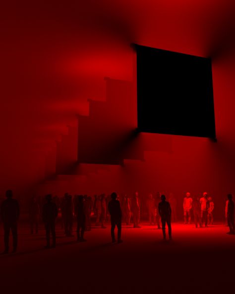 Studio Olafur Eliasson, Light Art Installation, Olafur Eliasson, Seni 3d, 다크 판타지, Red Rooms, Red Wallpaper, Light Installation, Stage Design