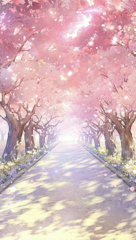 Batman Book, Mystic Symbols, Nature City, Cherry Blossom Wallpaper, Glittery Wallpaper, Dreamy Artwork, Scenery Background, Dreamy Landscapes, Japanese Illustration