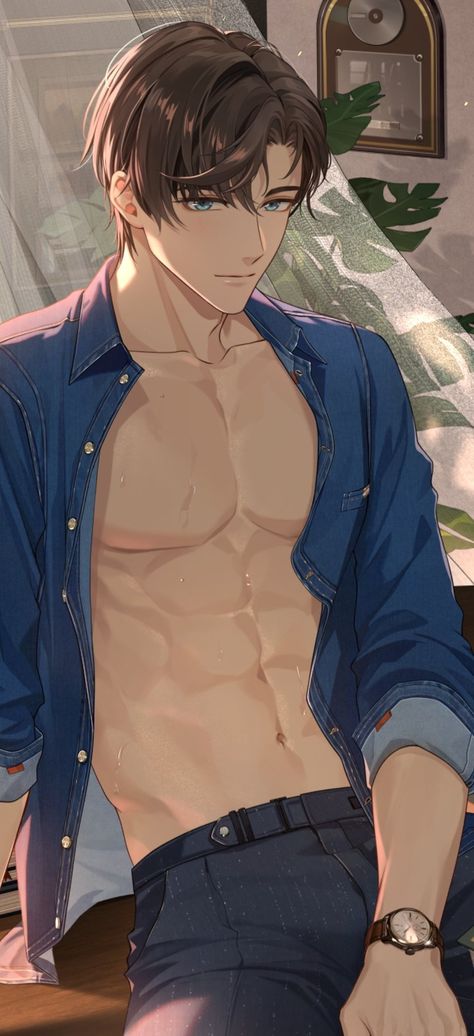 Artem Wing, Tears of Themis Lu Jinghe, Artem Wing, Tears Of Themis, Animated Man, Hottest Anime Characters, Anime Guys Shirtless, Cute Asian Guys, Cool Anime Guys, Flower Boys