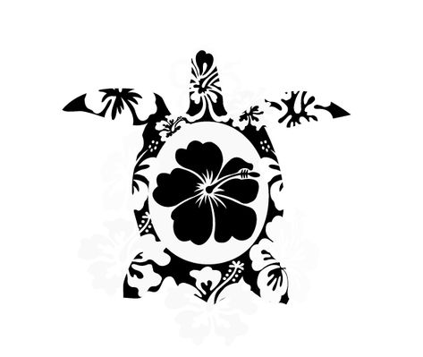 Hibiscus Turtle by Littleblue22.deviantart.com on @deviantART Hawaiian Turtle Tattoos, Turtle Outline, Trip To Jamaica, Turtle Tattoos, Island Tattoo, Sea Turtle Tattoo, Turtle Images, Turtle Tattoo Designs, Marquesan Tattoos