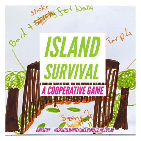 Island Survival: A Cooperative Game | Mrs Fintelman Teaches Cooperative Games For Kids, Teamwork Games, Teamwork Activities, Island Survival, Teamwork Skills, Team Building Games, Class Games, Cooperative Games, Skill Games