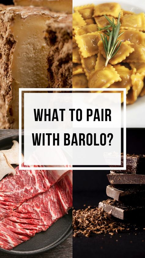 this image refers to a blog where you find a lot of information about Barolo and the best national and international food pairings. Red Wine Pairing, Food And Wine Pairing, Barolo Wine, Food Pairing, Piedmont Italy, Wine Tourism, Wine Expert, Wine Education, Wine Dinner