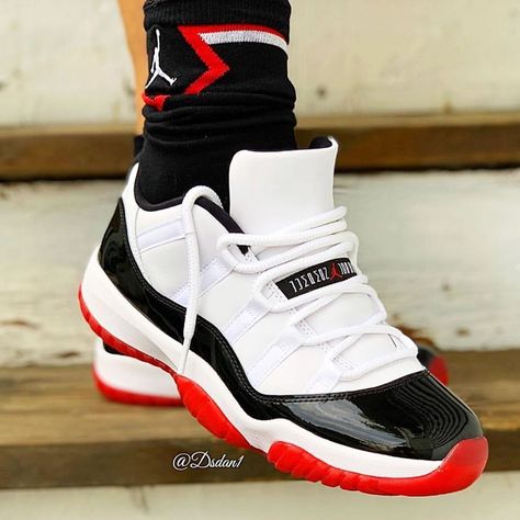 Footed By TC on Instagram: “UNDERRATED OF OVERRATED ⁉️🔥🧐 . The Air Jordan 11 Low “White Bred” is Available Now for purchase only on FootedByTC.com . 100% Authentic &…” Jordan 11 Concord Bred, Aj 11, Fashion Hypebeast, Jordan Retro 11 Low, Jordan 11s, Air Jordan 11 Low, Jordan Retro 11, Jordan 11 Low, Jordan Shoes Retro