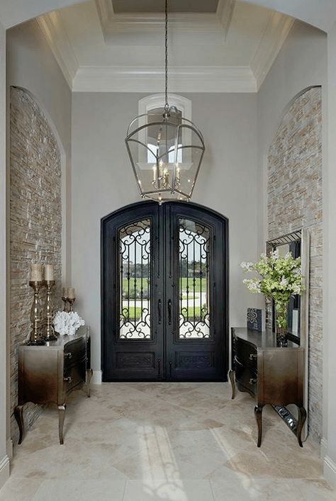 Two Story Foyer Ideas, Two Story Foyer Ideas Entryway, Large Entryway Ideas Foyers, Foyer Chandelier 2 Story, Two Story Foyer Lighting, Large Entryway Ideas, Foyer Ideas Entryway, Two Story Foyer, American Interior