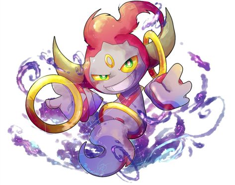 Hoopa Pokemon, Pokemon Icon, Everything About Him, Mythical Pokemon, Ghost Pokemon, Pokemon Backgrounds, Pokemon Fanart, Pokemon Drawings, All Pokemon