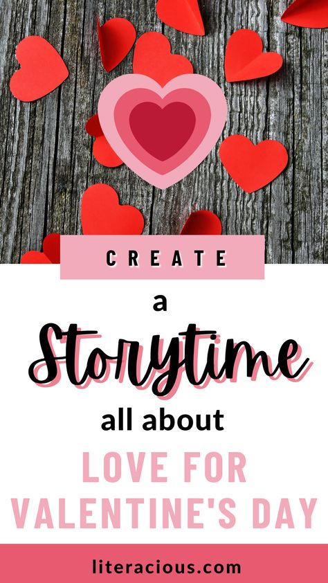 Sharing sweet books about love for Valentine's Day with this storytime lesson plan. Books About Love, Lion Valentine, Storytime Themes, Monkeys Jumping On The Bed, Puppet Stage, Time Craft, Michael Hall, Storytime Ideas, Sounding Out Words