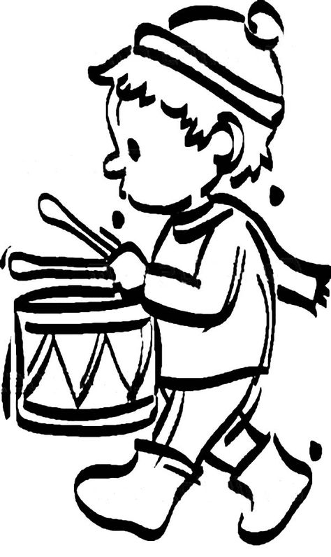 Drummer Boy Concentrate Beating Drum Coloring Pages : Kids Play Color Drum Coloring Page, Kindergarten Coloring Sheets, Little Drummer Boy, Pages To Color, Boy Coloring, Halloween Music, Line Artwork, Music Coloring, Dog Coloring Page