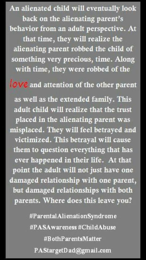 Parental Alienation, Narcissistic Mother, Saving A Marriage, Saving Your Marriage, Narcissistic Behavior, Co Parenting, Good Parenting, Parenting Quotes, Kids Health