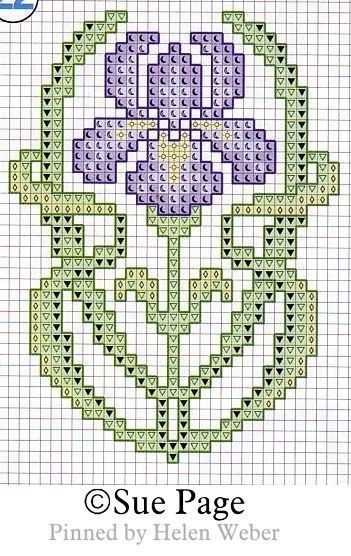 Iris Cross Stitch Pattern, Art Nouveau Motif, Floral Stitching, Crochet Motif Patterns, Cross Stitch Christmas Ornaments, Cross Stitch Love, Cross Stitch Bookmarks, Mini Cross Stitch, Beaded Cross Stitch