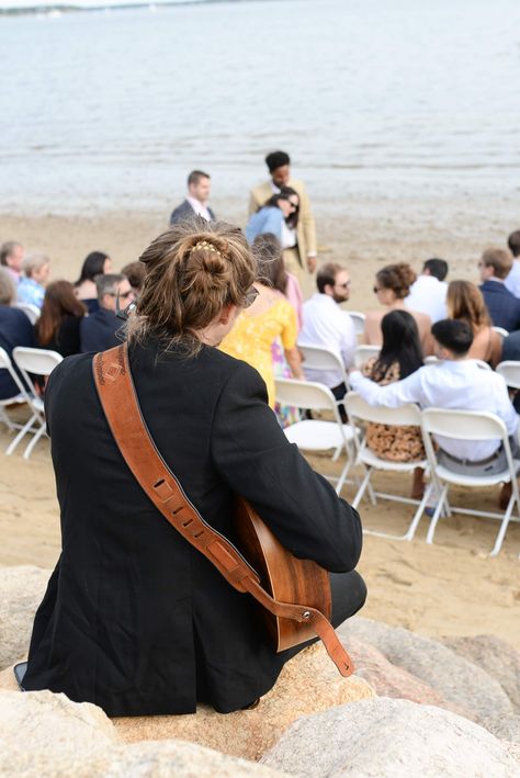 Acoustic music during your wedding ceremony always adds to the romance factor ✨ Photo taken by @katiemrobbins Cocktail Hour Playlist, Cake Song, Guitar Wedding, Wedding Ceremony Music, Slow Songs, Silver Arrow, Wedding Elements, Acoustic Music, First Dance Songs