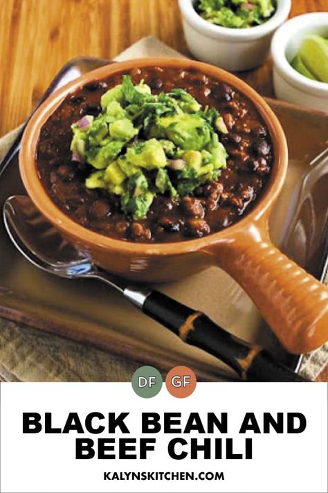 Black Bean Beef, Recipe Black Beans, Recipe With Cilantro, South Beach Phase 1, South Beach Recipes, South Beach Diet Recipes, Beach Recipes, Bowl Of Chili, Beef Chili Recipe