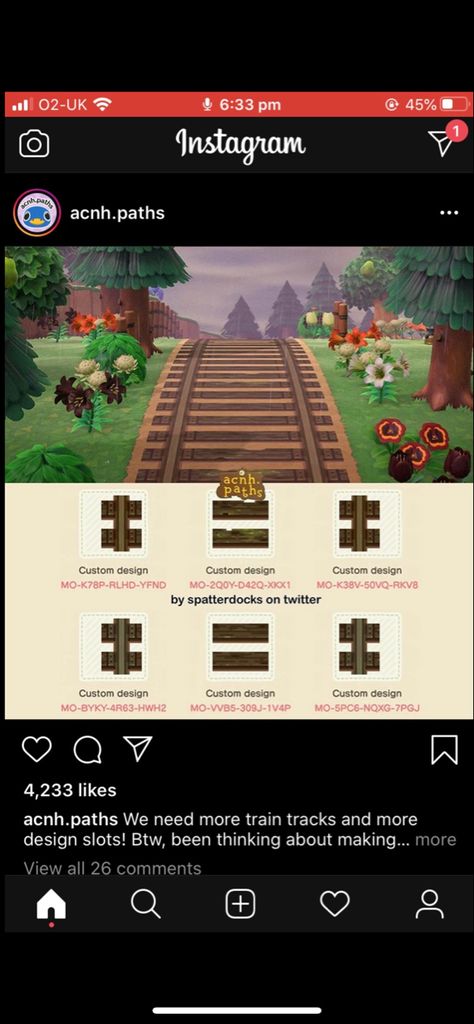 Acnh Railroad Path Code, Train Tracks Acnh Code, Animal Crossing Railroad Tracks, Train Animal Crossing, Animal Crossing Train Tracks, Acnh Railroad Path, Acnh Train Track Path, Acnh Railroad, Acnh Western