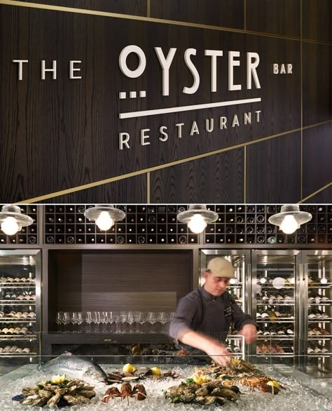 Oyster Restaurant Design, Fish Bar, Raw Bar, Seafood Bar, Oyster Restaurant, Oyster Bar Restaurant, Seafood Store, Seafood Shop, Raw Bars