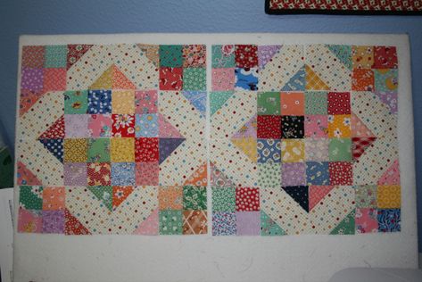 Crossroads Quilt Pattern, Crossroads Quilt, 16 Patch Quilt, Patchwork Quilting Designs, Quilting Tutorial, Big Block Quilts, Scrappy Quilt Patterns, Scrap Busters, Quilt Square Patterns