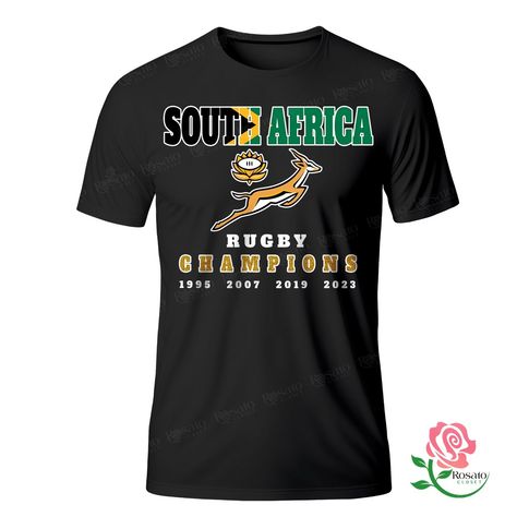 South Africa Springbok Rugby World Cup 2023 Champions Black T-Shirt Check more at https://rosatocloset.com/product/south-africa-springbok-rugby-world-cup-2023-champions-black-t-shirt/ Springbok Rugby, Rugby World Cup 2023, 3d Clothing, World Cup 2023, Rugby World Cup, Style And Grace, Tank Top Hoodie, Black T Shirt, World Cup