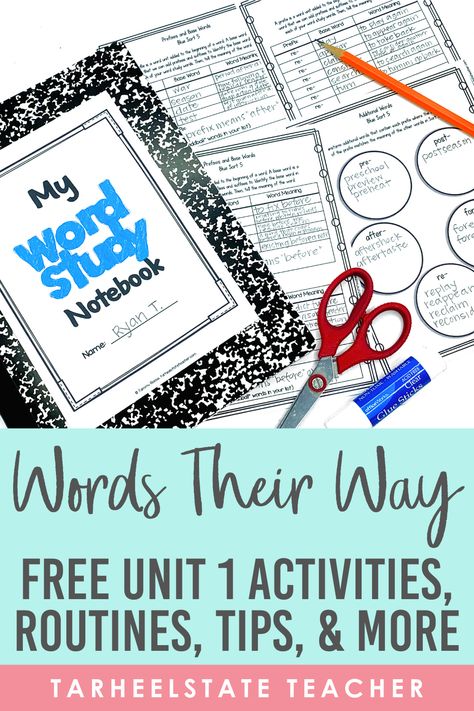 Science Vocabulary Activities, Spelling Word Activities, Word Study Activities, Word Patterns, Science Vocabulary, Teaching Vocabulary, Reading Motivation, Teaching Spelling, Fun Classroom Activities