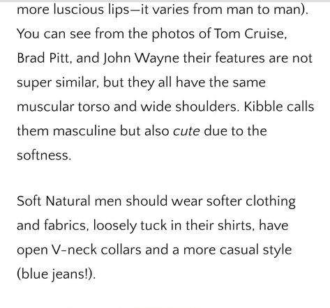 Soft Natural Kibbe Men, Natural Inspiration, Natural Man, Soft Clothes, Soft Natural, Tom Cruise, Brad Pitt, Casual Style, Nature Inspiration