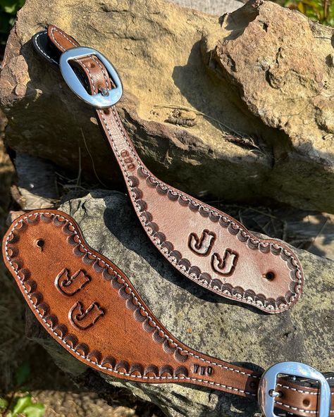 Custom classic cowboy style spur straps Order yours today! - - - - - #western #cowboy #cowboystyle #cowboylife #cowboylifestyle #spurs #spurstraps #rodeo #rodeolife #leather #leathertools #leathertooling Classic Cowboy, Rodeo Life, Spur Straps, Boys Life, Cowboy Style, Western Cowboy, Leather Tooling, Rodeo, Cow