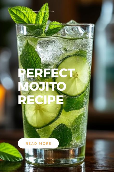 Mojito Recipe Classic Cocktail from Cuba with Rum and Mint and Lime Mojito Cocktail Recipes, Cuban Mojito Recipe, Best Mojito Recipe, Mojito Recipes, Cuban Mojito, Cuba Libre Cocktail, Mojito Recipe Classic, Mojito Drink, Classic Mojito