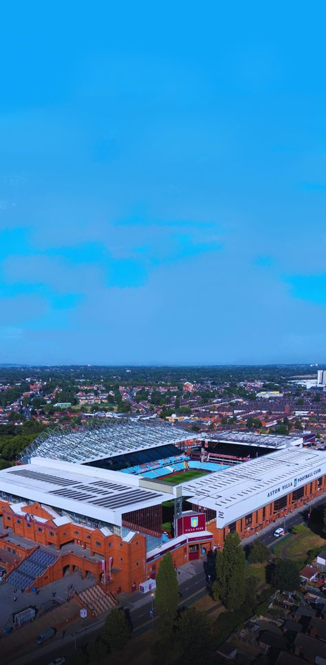 Aston Villa Stadium, Hd Football Wallpaper, Stadium Wallpaper, Park Wallpaper, Villa Park, Ios 16, Aston Villa, Football Wallpaper, Ios