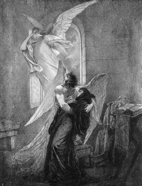 Noli Me Tangere, Bible Prints, Historical Illustration, Rennaissance Art, Biblical Art, Sacred Art, Gothic Art, An Angel, Religious Art