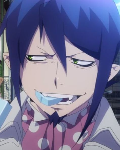 why is mephisto kinda....... Ao Exorcist, Blue Exorcist Movie, Blue Exorcist Cosplay, Blue Exorcist Mephisto, Poster Manga, Blue Exorcist Rin, Blue Exorcist Anime, Exorcist Anime, Avatar Zuko