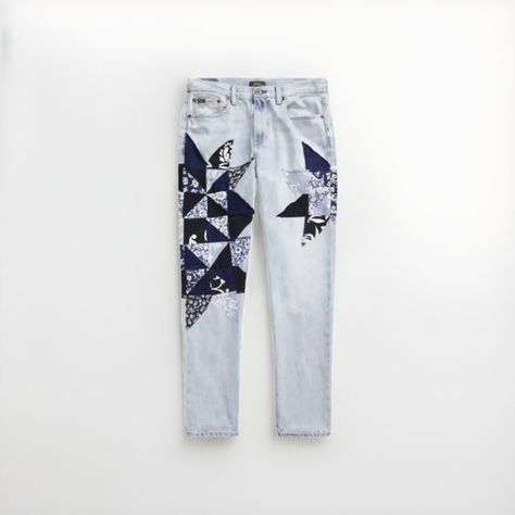 Elevate your denim game with these POLO RALPH LAUREN KIPTON WASH Star Patchwork Avery Boyfriend Denim Jeans. The unique star patchwork design adds a touch of playful elegance to these regular-sized jeans. Perfect for women who love a stylish yet comfortable look, these jeans are made of high-quality denim fabric that ensures durability and longevity. The blue color adds a pop of color to any outfit, making it a versatile addition to your wardrobe. The jeans are perfect for any casual occasion and can be paired with a variety of tops to create a chic look. Boyfriend Jeans Style, Polo Ralph Lauren Women, Boyfriend Denim, Patchwork Jeans, Ralph Lauren Women, Ralph Lauren Jeans, Pattern Play, Ralph Lauren Blue, Women Hoodies Sweatshirts