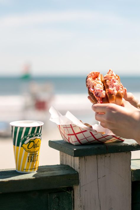 Coastal Food Photography, Lobster Roll Aesthetic, Coastal Food, Newport Restaurants, Giant Lobster, Best Lobster Roll, Lobster Shack, Lobster Salad, Salad Rolls