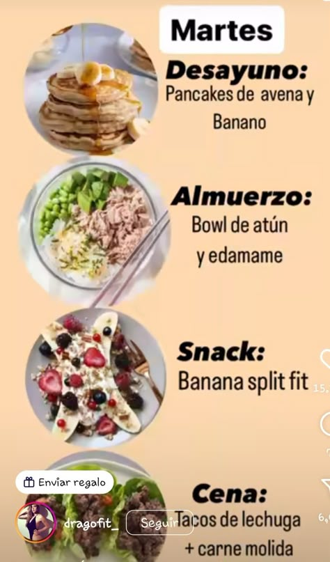 Menu Semanal, Healthy Lunch Snacks, Fat Loss Foods, Easy Healthy Meal Prep, Healthy Food Dishes, Healthy Food Motivation, Health Dinner Recipes, Healthy Food Choices, Easy Healthy Breakfast