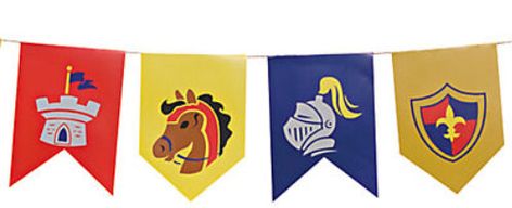 knight theme party Castle Theme Decorations Medieval Party, Knight Themed Party, Medieval Banners, Knights Themed Party, Castle Banners Medieval, Queens Birthday Party, Castle Party, Castle Backdrop, Knight Party