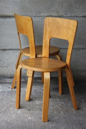 Alvar Aalto Finmar chairs Aalto Chair, Alvar Aalto Chair, Modernist Furniture, Cozy Office, Rustic Home Interiors, Furniture Design Chair, Colonial Design, Wooden Chairs, Alvar Aalto