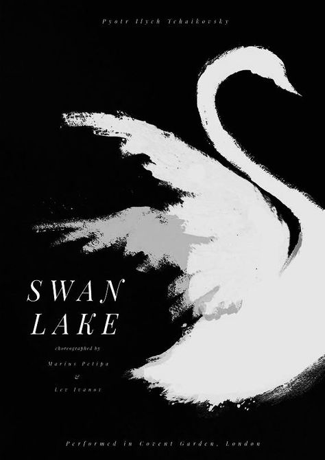 — ★ dominque weasley Black Swan Movie, Poster Room, Collage Poster, Movie Poster Art, Black And White Posters, Vintage Poster Art, Swan Lake, New Poster, Room Posters