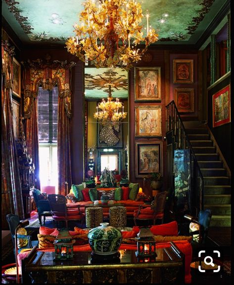 Dark Bohemian Decor, Dark Bohemian, Bohemian Decoration, Maximalist Interior, Elegant Bohemian, Maximalist Decor, Bohemian Interior, Dark Interiors, Arabian Nights