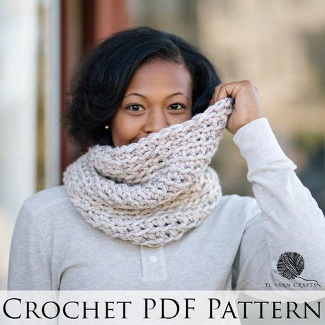 Level 4 Snood Crochet Pattern // Wool Free Crochet Cowl Pattern Beginner Friendly Crochet Infinity S Snood Crochet Pattern, Wide Brim Crochet Hat, Crochet Essentials, Winter Scarf Pattern, Yarn Crafts Crochet, Crochet Triangle Shawl Pattern, Tl Yarn Crafts, Beginner Friendly Crochet, One Skein Crochet