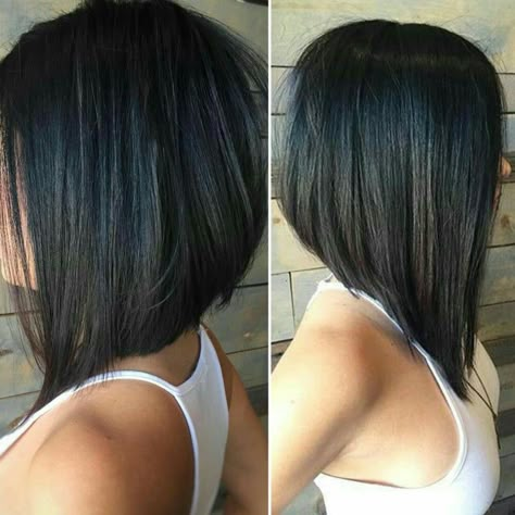 Bob Hairstyle Ideas, Hairstyle Ideas Easy, Angled Bob Hairstyles, Angled Bob, Long Bob Haircuts, Trendy Hairstyle, Inverted Bob, Easy Hairstyle, Long Bob Hairstyles