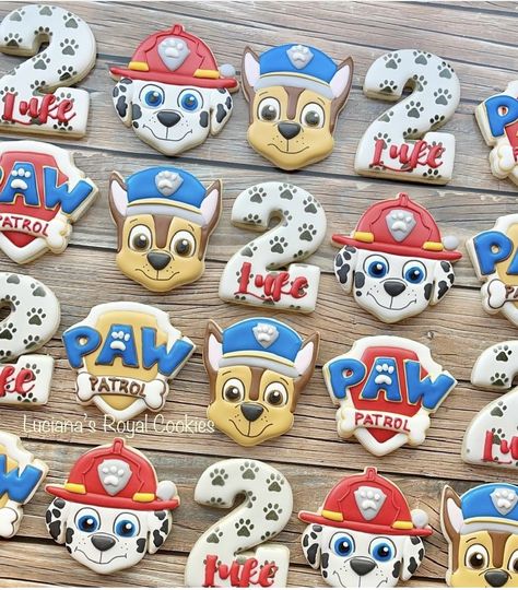 Marshall From Paw Patrol, Paw Patrol Birthday Decorations, Paw Patrol Party Decorations, Paw Patrol Cookies, Paw Patrol Cupcakes, Paw Patrol Birthday Theme, Paw Party, Paw Patrol Birthday Cake, Paw Patrol Cake